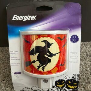 Energizer LED Automatic On Off Sensor Halloween WITCH Nightlight New Old Stock